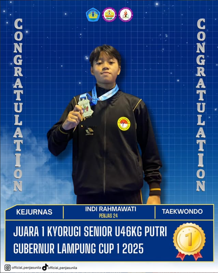 Foto prestasi Gubernur lampung cup 1 2025